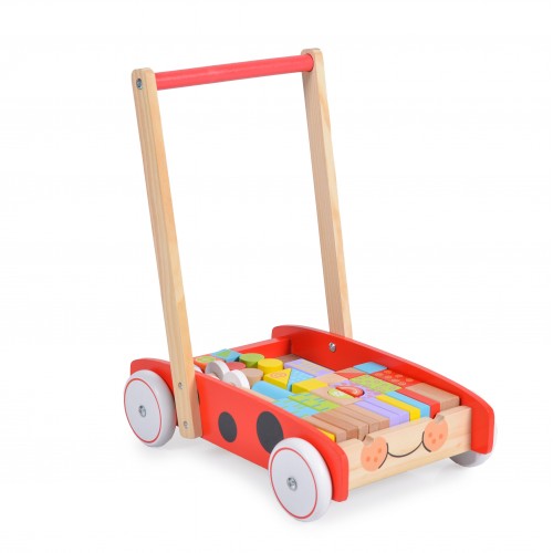Moni Toys Калинка дървена играчка за прохождане 2112