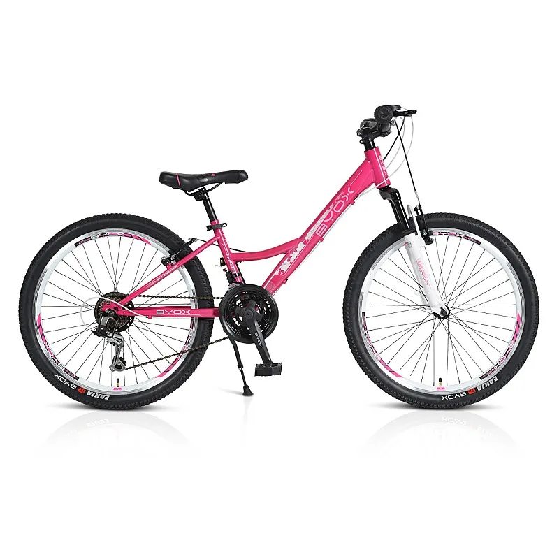 Byox Велосипед със скорости 24“ Princess розов