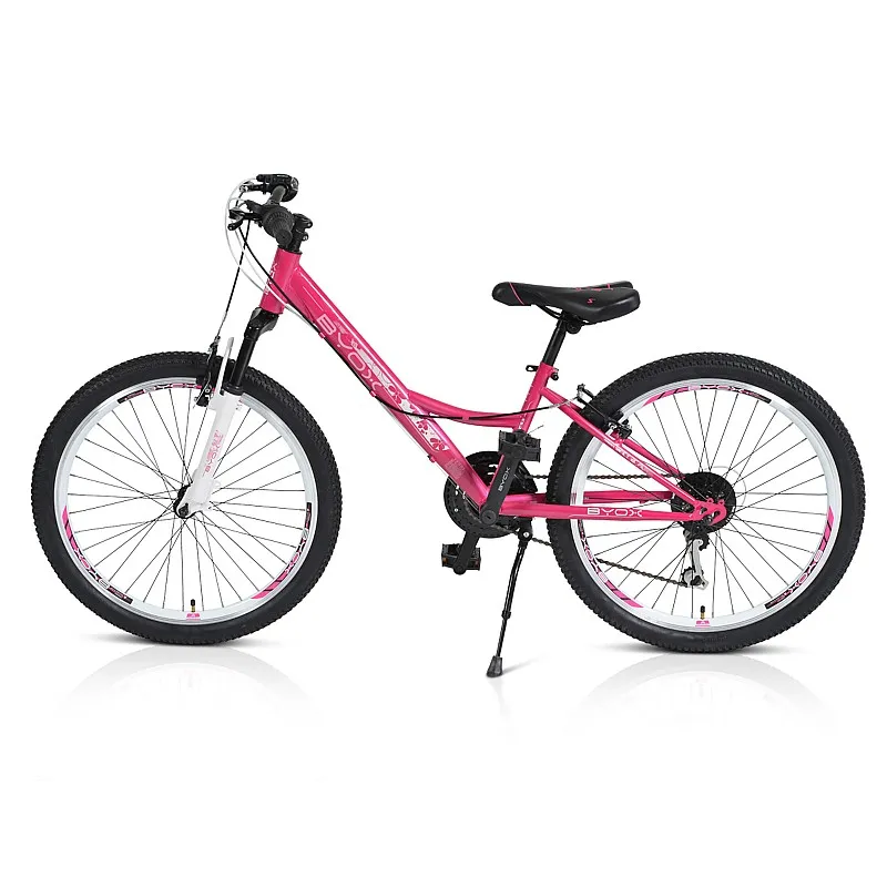 Byox Велосипед със скорости 24“ Princess розов