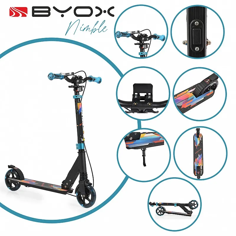 Byox Тротинетка Nimble син Byox Тротинетка Nimble син