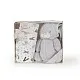 Бебешко одеяло 90/75 cm с играчка Grey bear