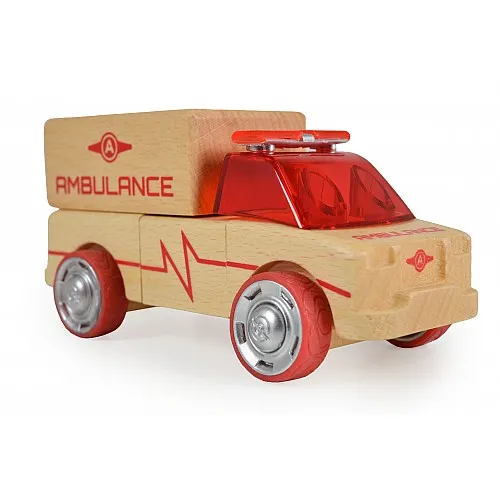 Automoblox Дървени коли Mini 3-Pack rescue vehicles 53106