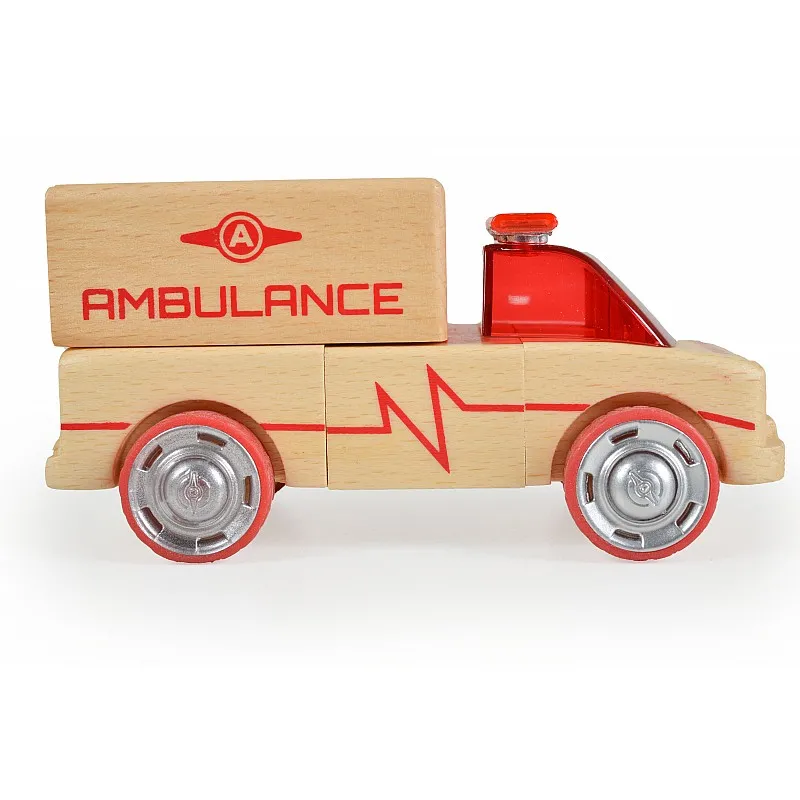 Automoblox Дървени коли Mini 3-Pack rescue vehicles 53106