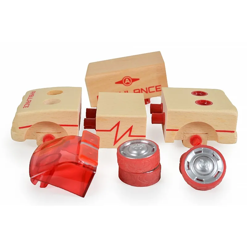 Automoblox Дървени коли Mini 3-Pack rescue vehicles 53106