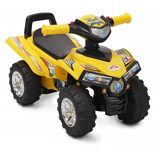 Moni Toys Детско ATV за бутане 551 жълт