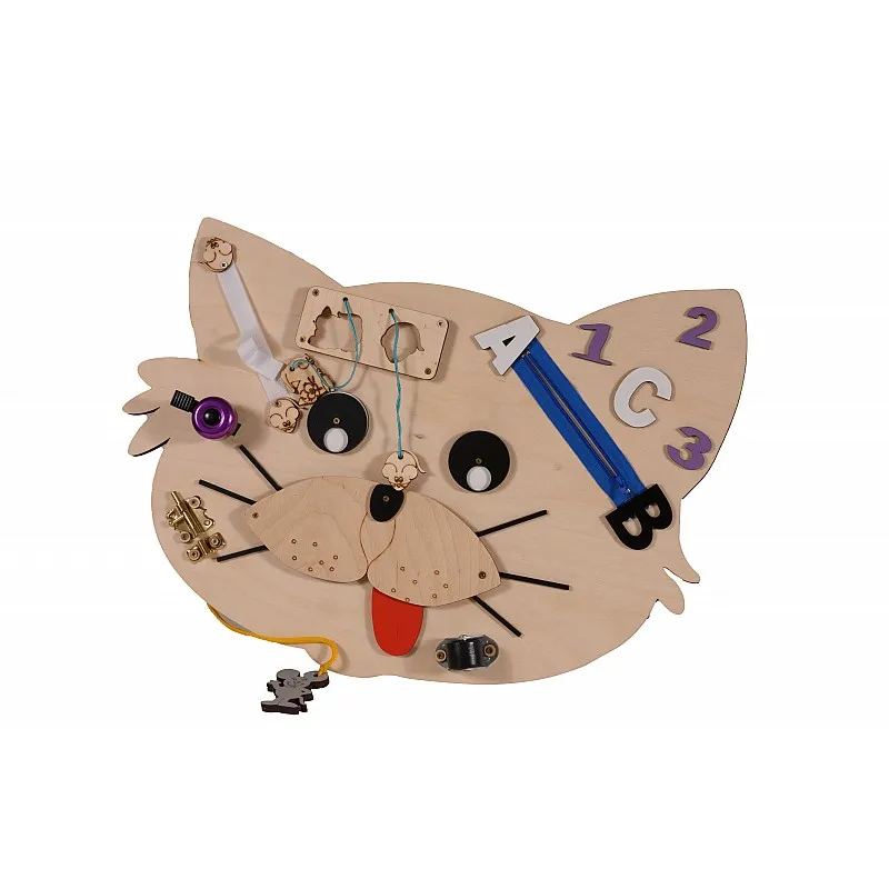 Moni Toys Монтесори дървена дъска Cat - 110757