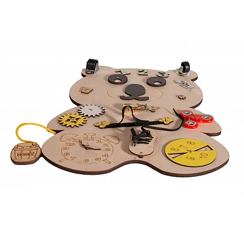 Moni Toys Монтесори дървена дъска Bear