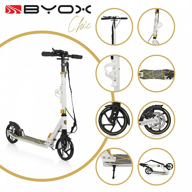 Byox Тротинетка Chic бял Byox Тротинетка Chic бял