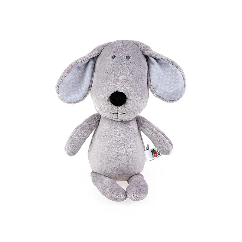 Bali Bazoo Мека играчка За Гушкане Dog 28cm сив 81994