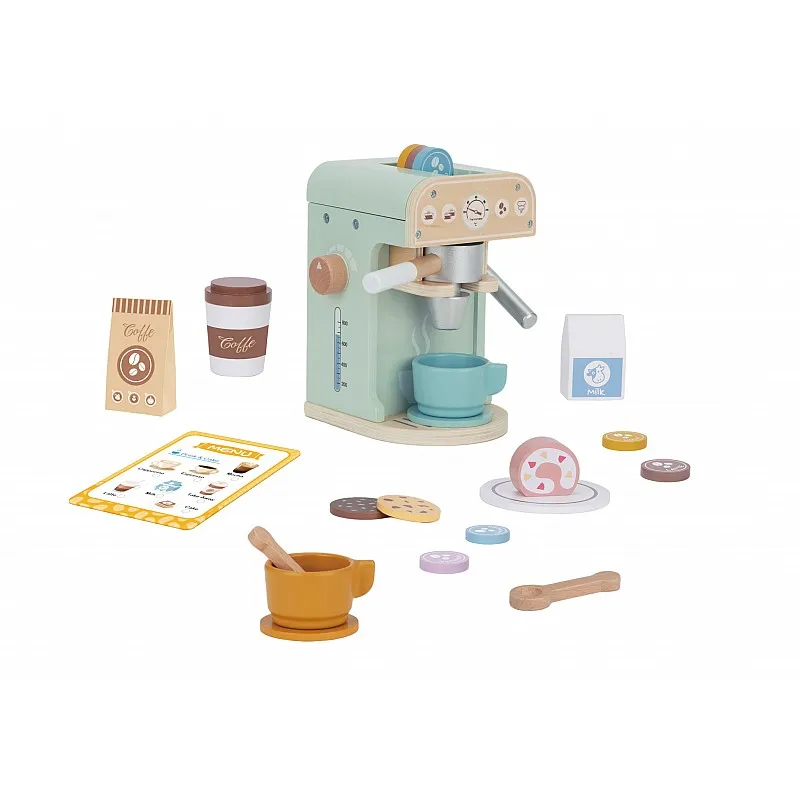 Tooky Toy Дървен комплект Coffee Shop TJ269