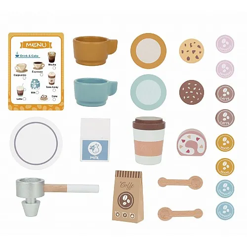 Tooky Toy Дървен комплект Coffee Shop TJ269