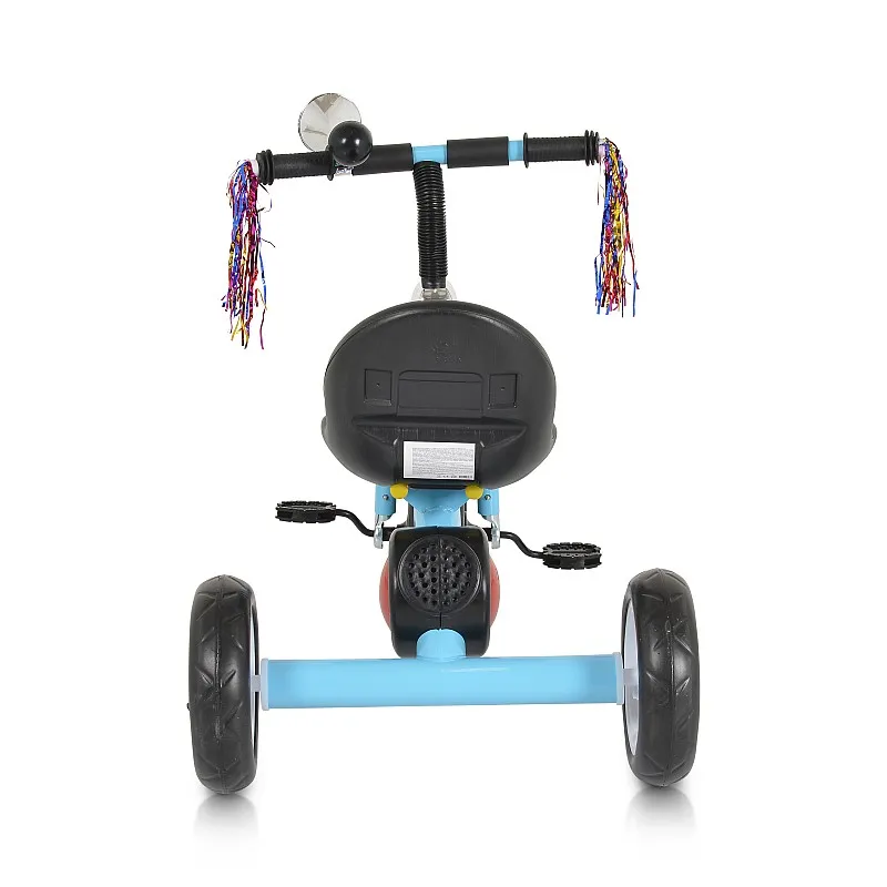 Byox Детска триколка Bonfire със светещи гуми син