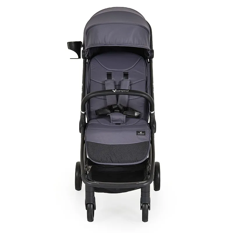 Cangaroo Лятна количка Flip Obsidian grey