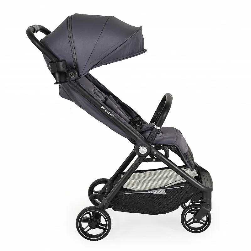 Cangaroo Лятна количка Flip Obsidian grey