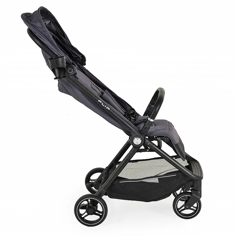 Cangaroo Лятна количка Flip Obsidian grey