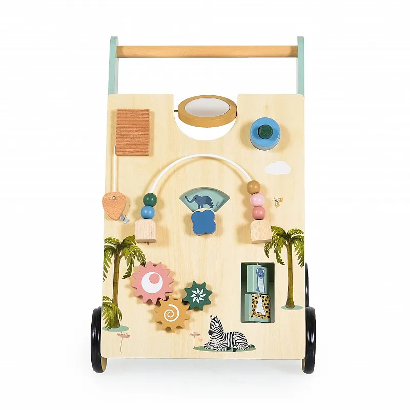 Moni Toys Дървена играчка за прохождане 24011