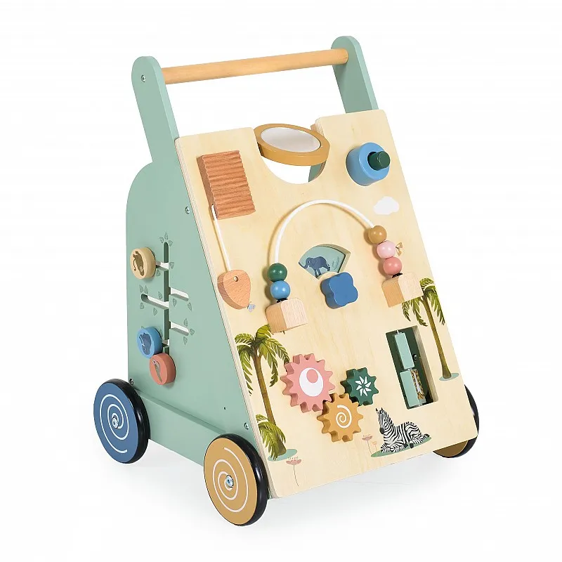 Moni Toys Дървена играчка за прохождане 24011