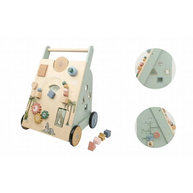 Moni Toys Дървена играчка за прохождане 24011