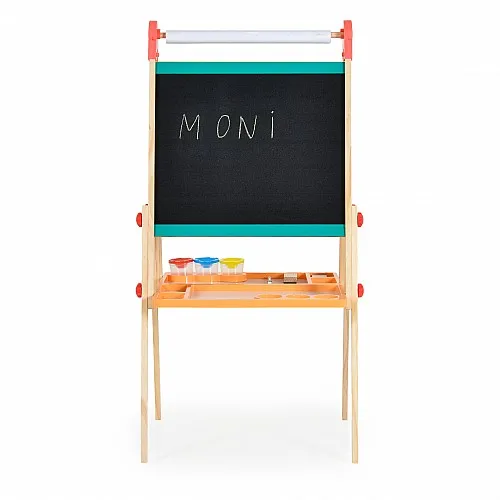 Moni Toys Дървена дъска за рисуване с магнити BPE318