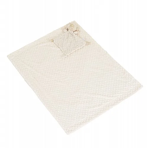 Cangaroo Одеяло 75/100 см с играчка Bennie бежов