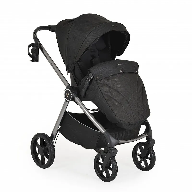 Cangaroo Комбинирана количка 3 в 1 Unique Carbon-Black
