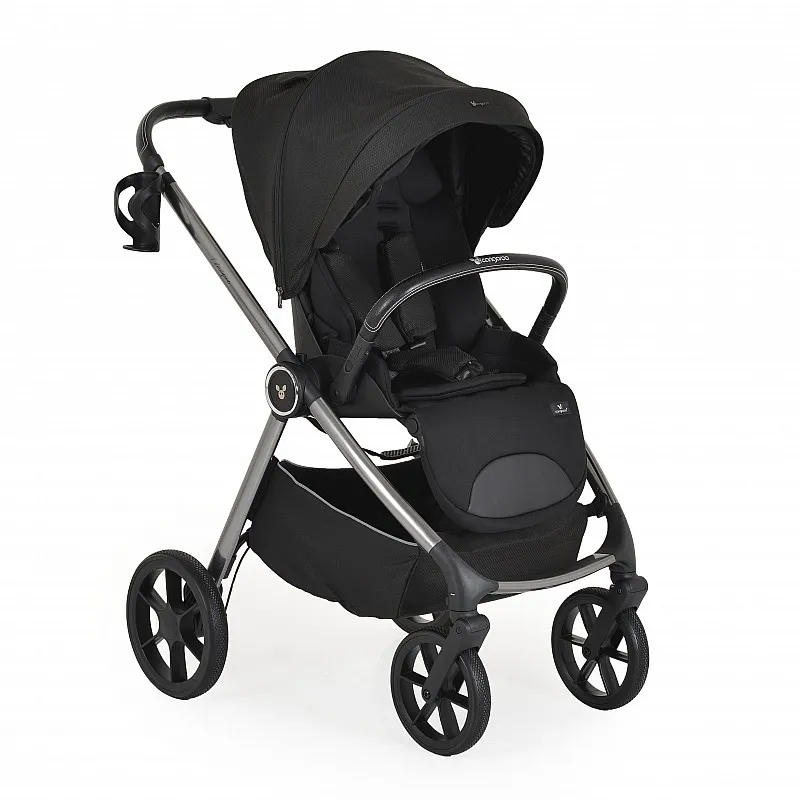 Cangaroo Комбинирана количка 3 в 1 Unique Carbon-Black