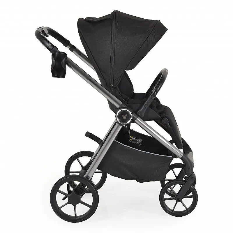 Cangaroo Комбинирана количка 3 в 1 Unique Carbon-Black
