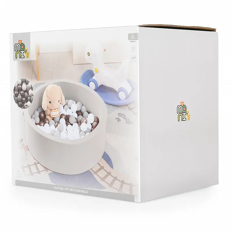 Moni Toys Басейн с 200 топки сив - BP02-5