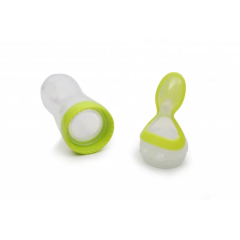 Cangaroo Силиконово шише за хранене TC5025 зелен