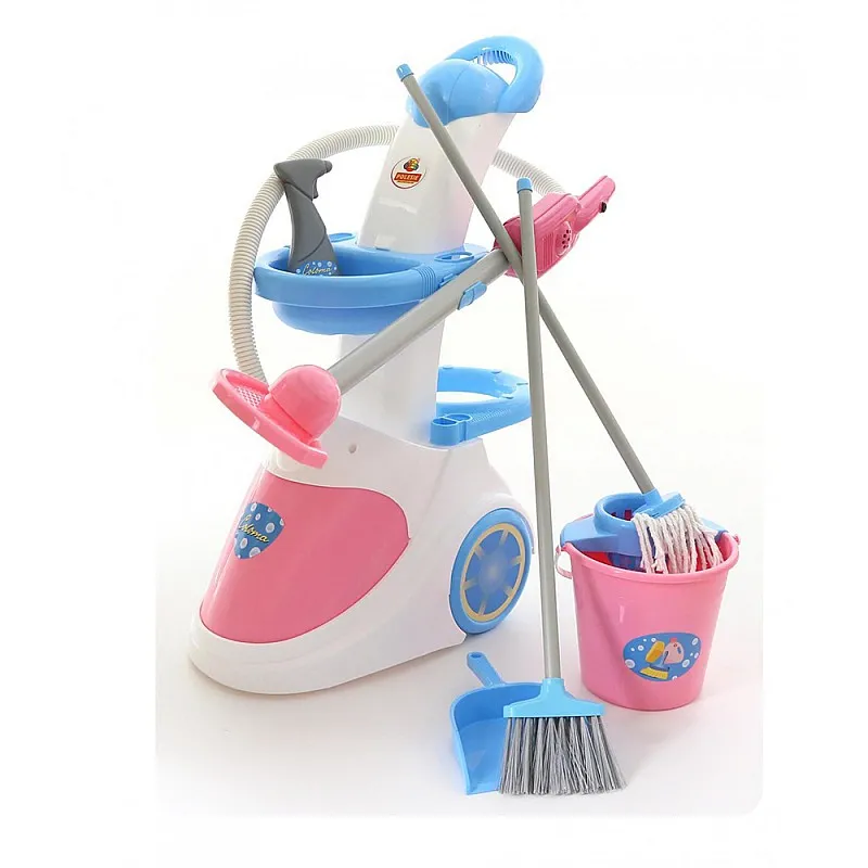 Polesie Toys Количка за почистване с прахосмукачка 59314