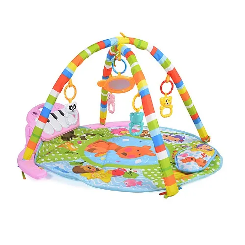 Moni Toys Активна гимнастика Baby Piano Girl розов