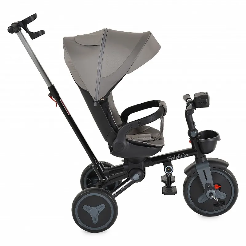 Byox Триколка FoldiGo сив