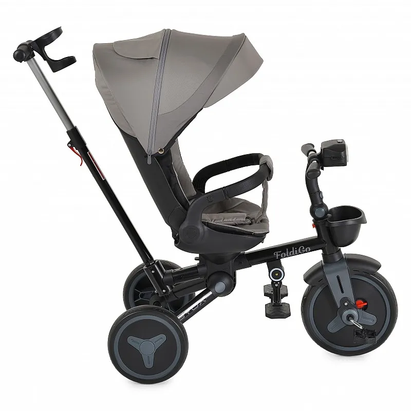 Byox Триколка FoldiGo сив
