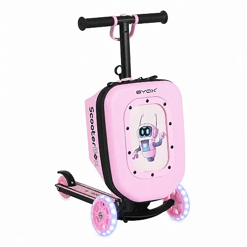 Byox Тротинетка 2in1 ScooterBox, Pink