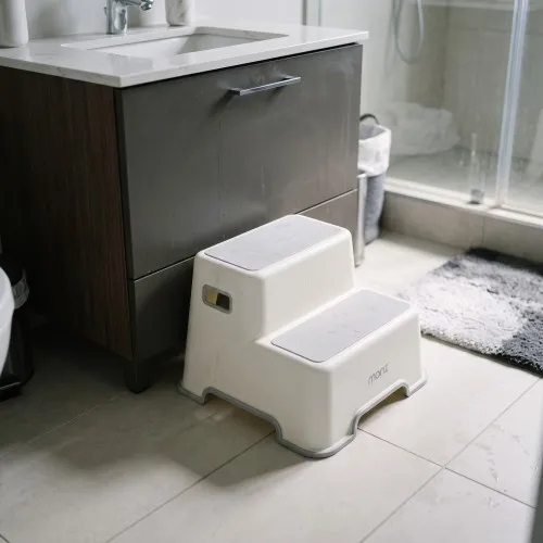 Moni Двойно стъпало за баня Double step white