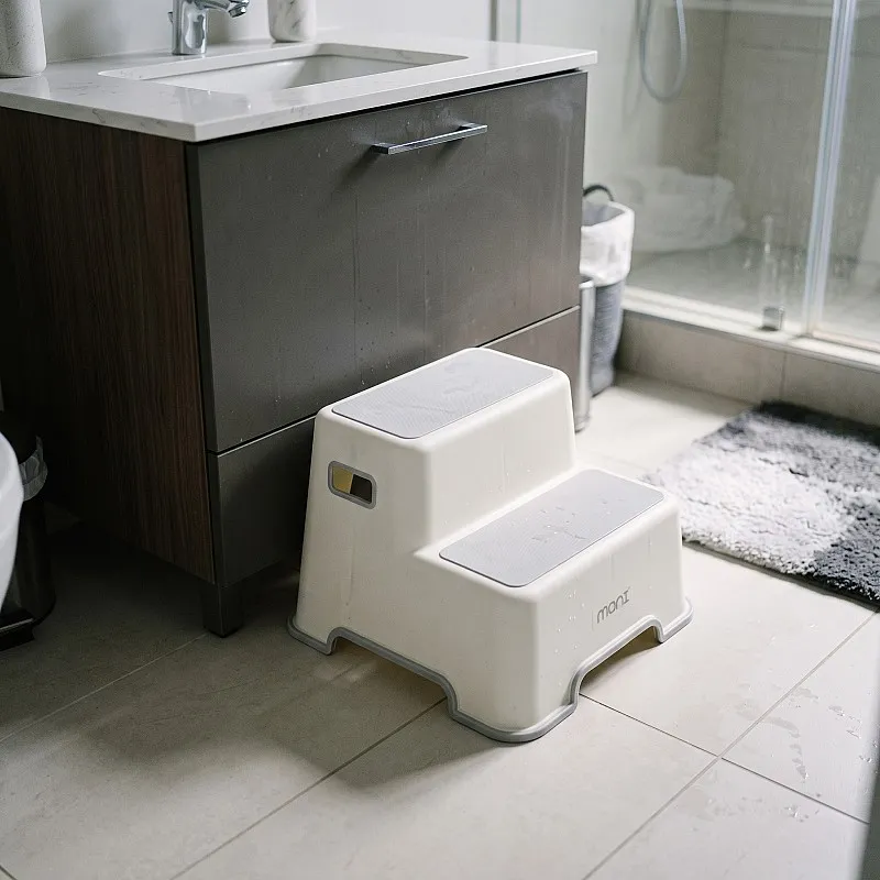 Moni Двойно стъпало за баня Double step white
