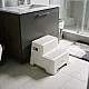 Moni Двойно стъпало за баня Double step white