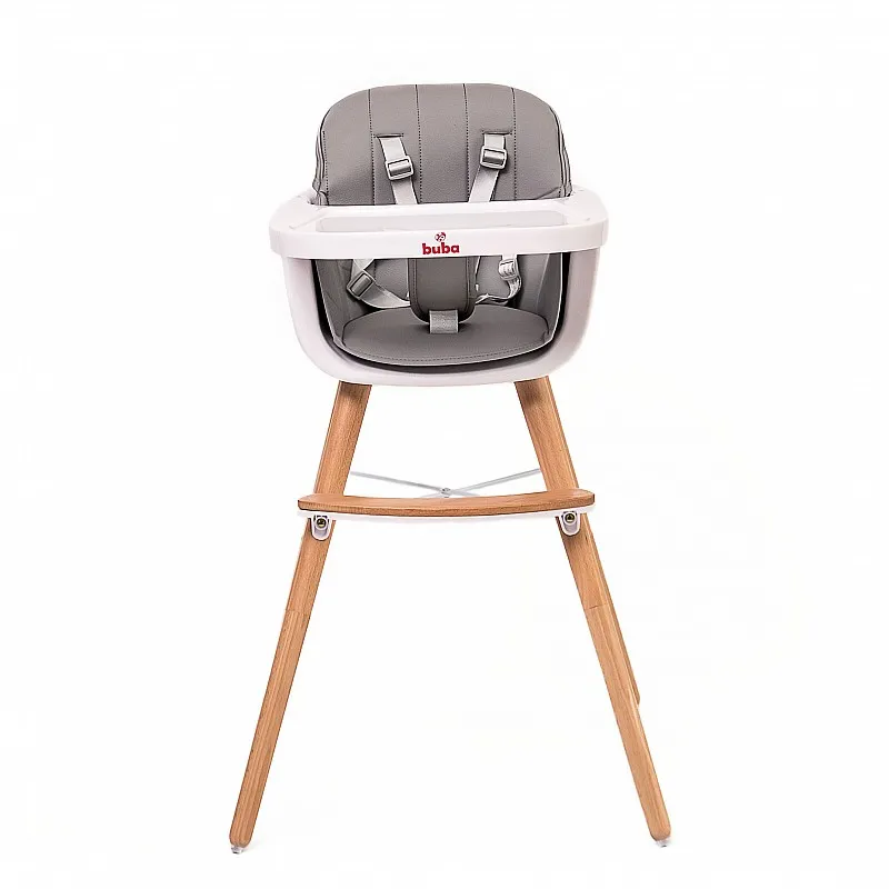 Столче за хранене Buba Carino, Сиво
