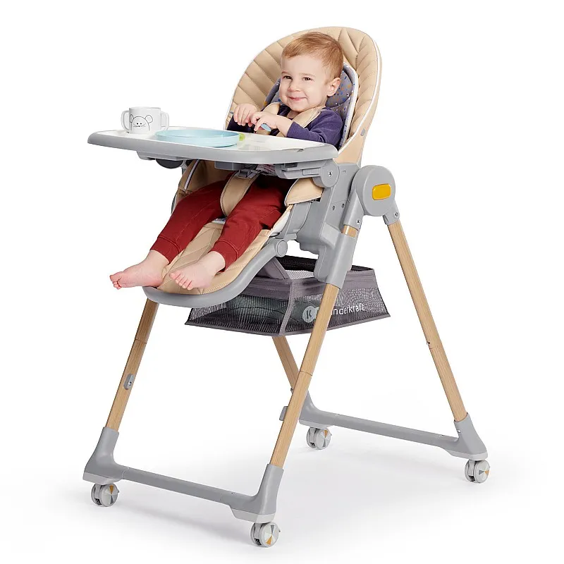 Столче за хранене KinderKraft LASTREE, сиво