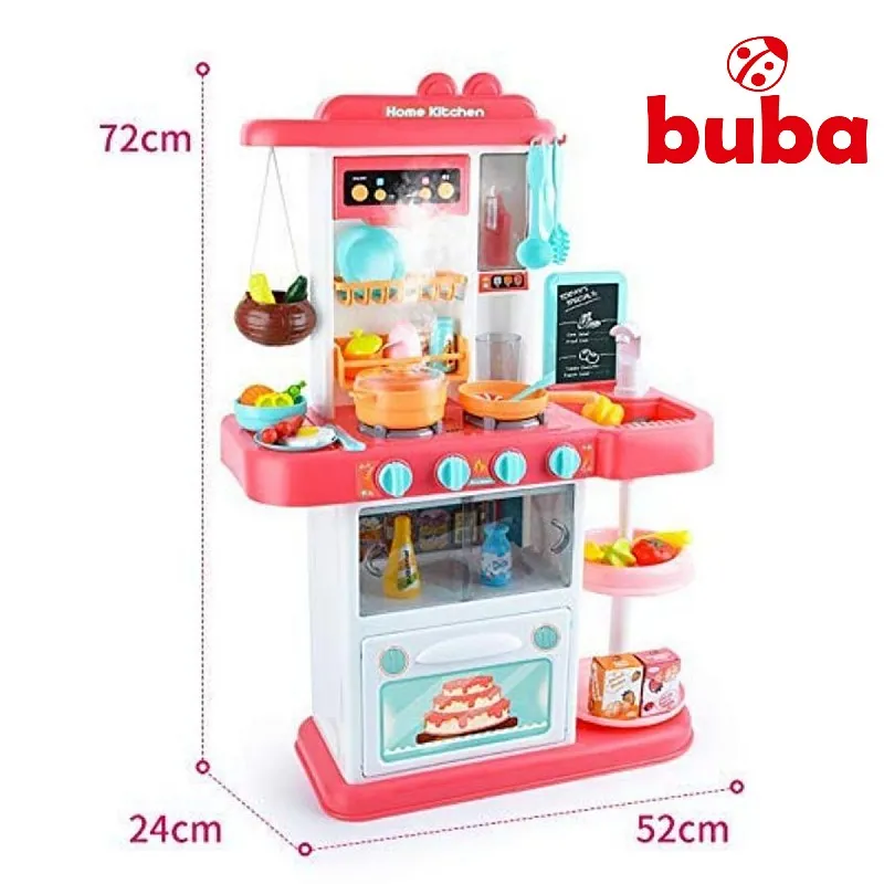 Детска кухня Buba Home Kitchen, 43 части, 889-164, розова