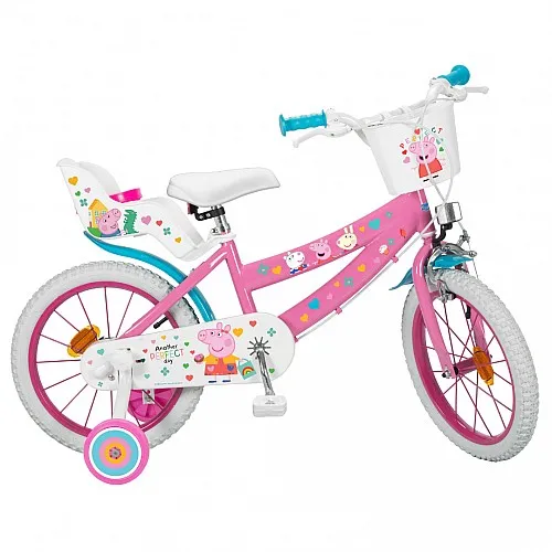 Детски велосипед Toimsa 16", Peppa Pig 1695, Розово