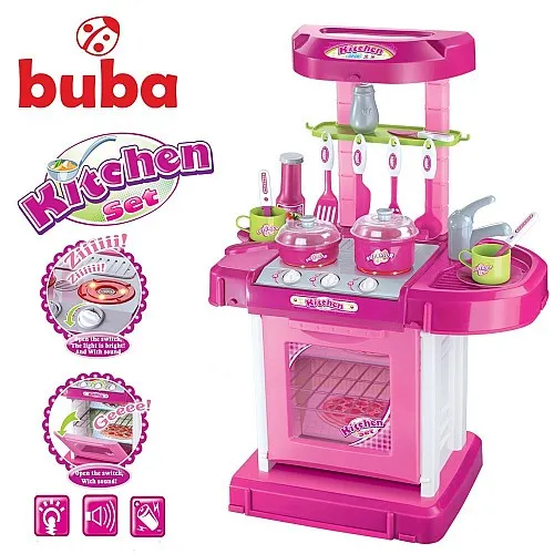 Детска кухня Buba My Kitchen 008-58, Розова
