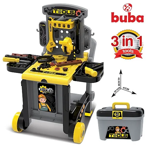 Детски комплект с инструменти Buba 008-928, Deluxe tool set, Куфар