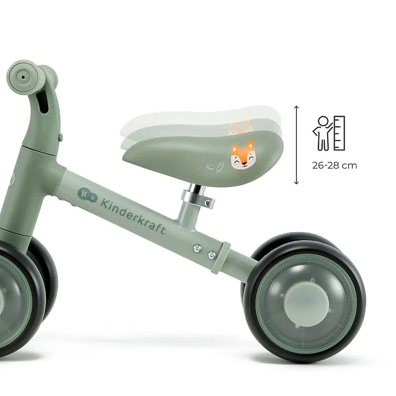 Kinderkraft CUTIE FLASH колело за баланс GREEN