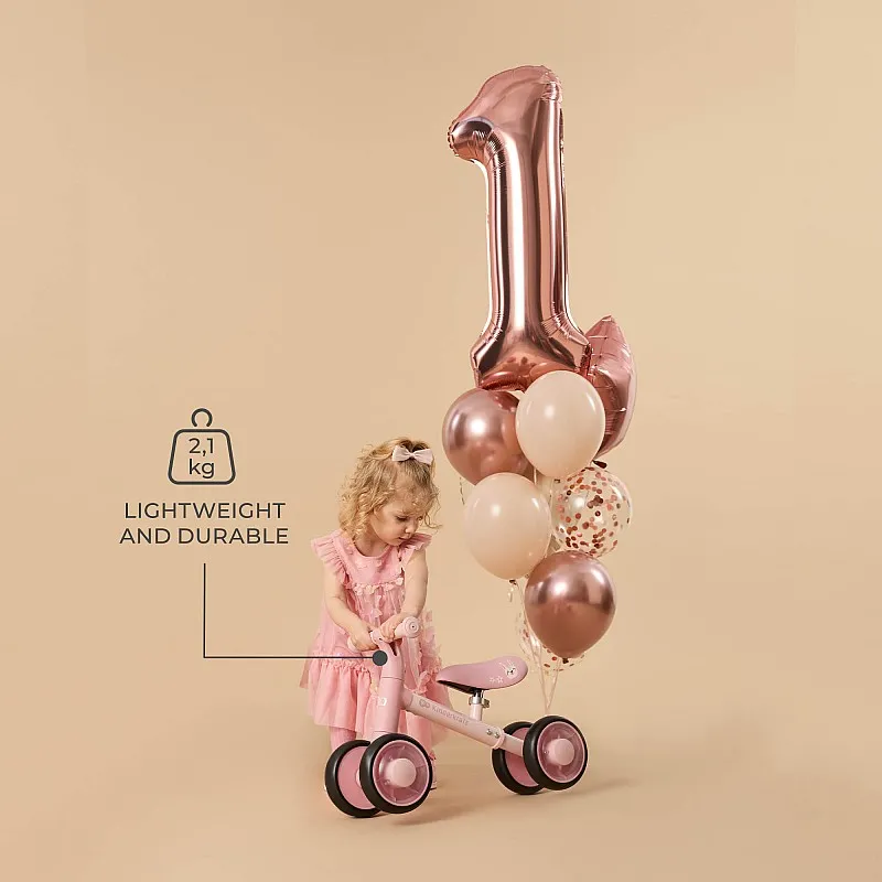 Kinderkraft CUTIE FLASH колело за баланс PINK
