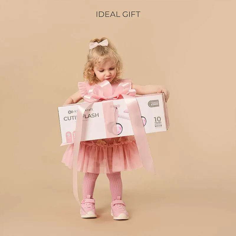 Kinderkraft CUTIE FLASH колело за баланс PINK