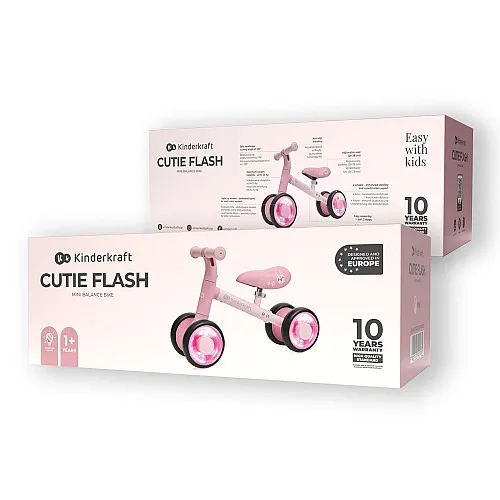 Kinderkraft CUTIE FLASH колело за баланс PINK