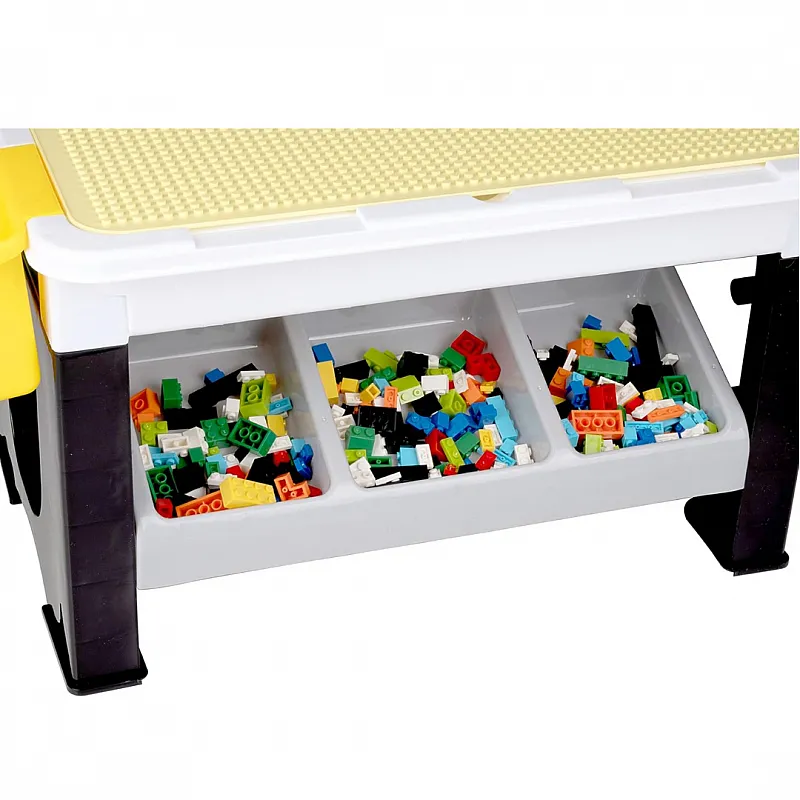 Eddy Toys детска маса с конструктор, 300 части