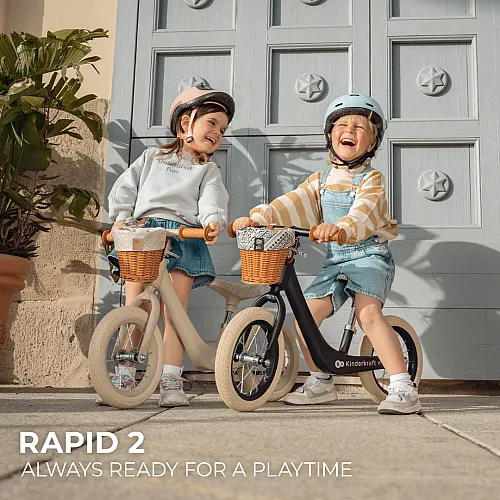 Kinderkraft RAPID 2 колело за баланс BIZUU BLACK