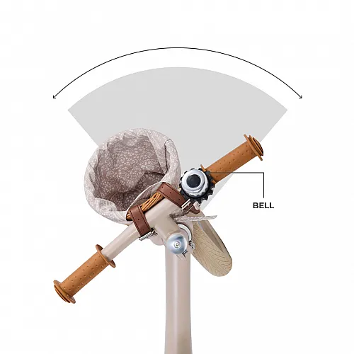 Kinderkraft RAPID 2 колело за баланс BIZUU BEIGE